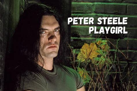 steele playgirl|TIL Peter Steele of Type O Negative appeared as a nude ...